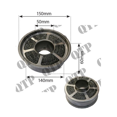 ELEMENT OLIEBADSFILTER