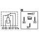 Skifterelæ 12V 70/40 AMP.