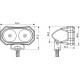 LED Arbejdslampe (Spot) 600 Lumen