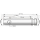 bolt 7/8" 22 mm