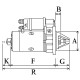 Starter 12V 3,0 KW