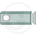 Kniv 96 x 40 x 3 mm Hul Ø 19 mm