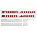 Emblem (sæt) Ford 4000